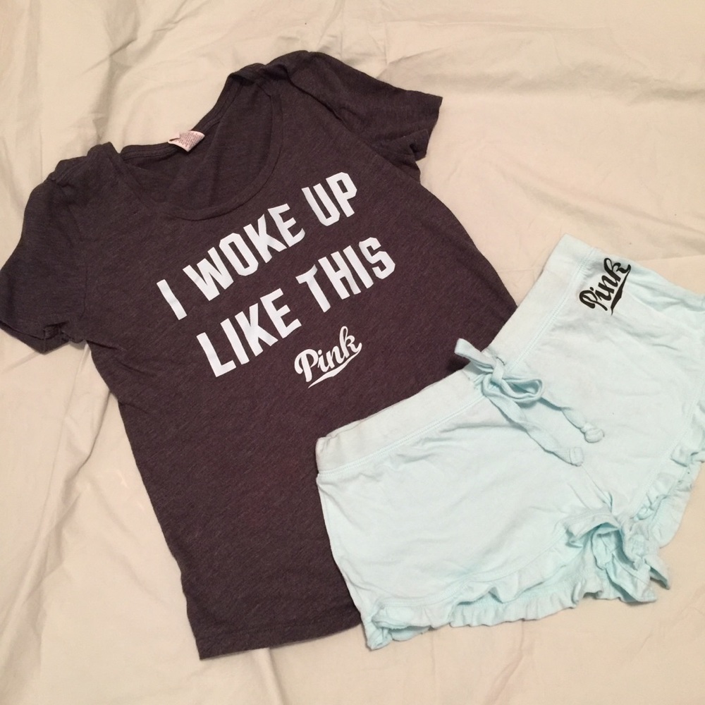 VS Pink Pajama Set